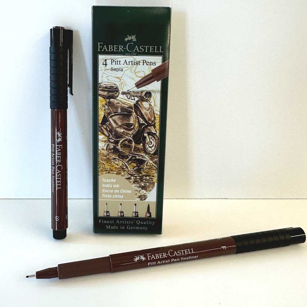 Faber-Castell Pitt Artist Brush Pen, Sepia