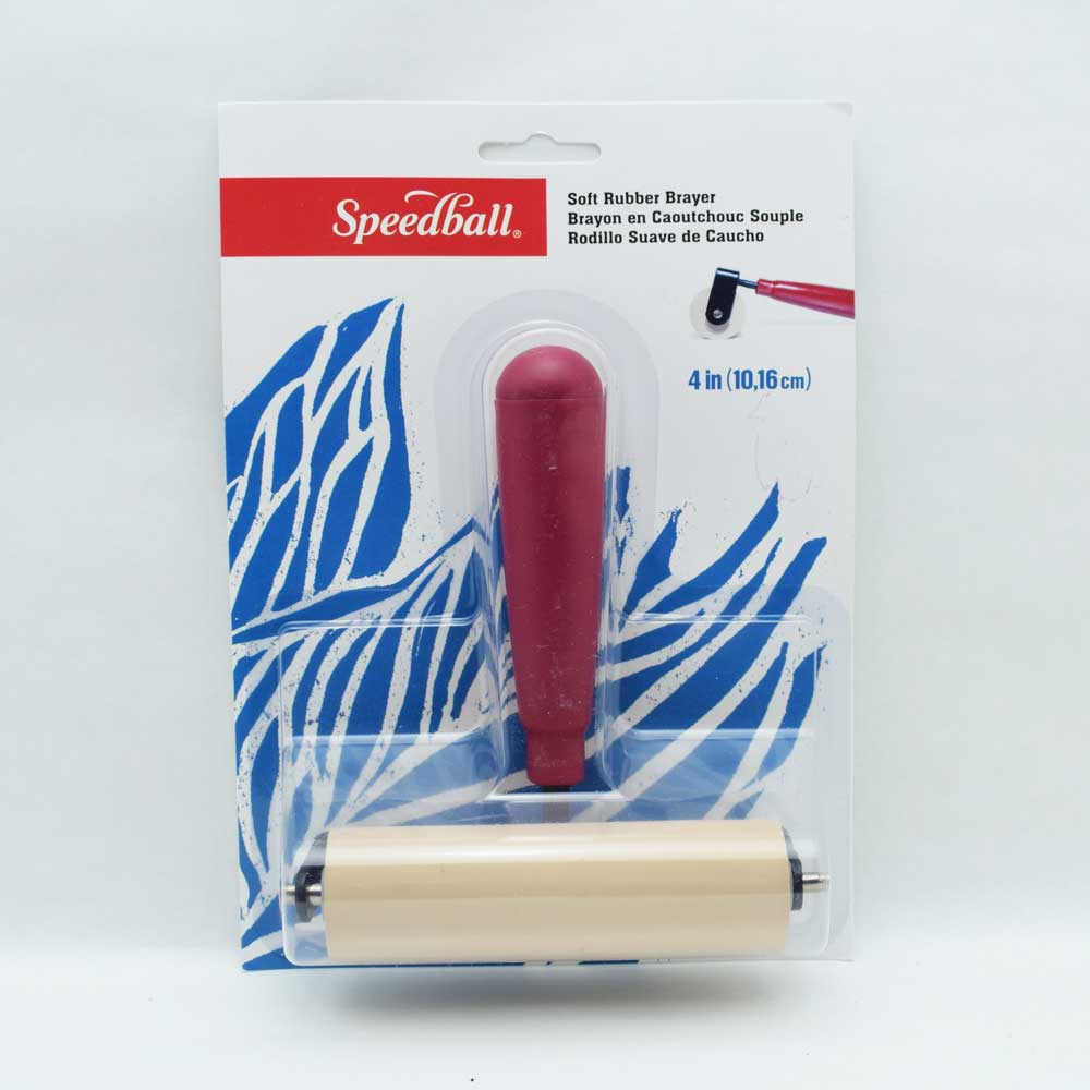 4 Soft Rubber Brayer - Speedball – Mona Lisa Artists' Materials
