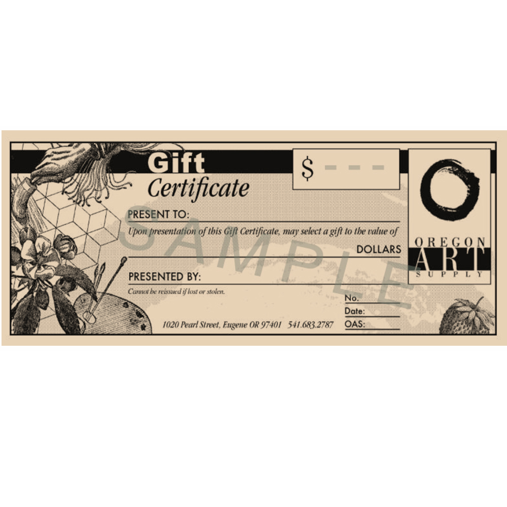 OAS Gift Certificate #