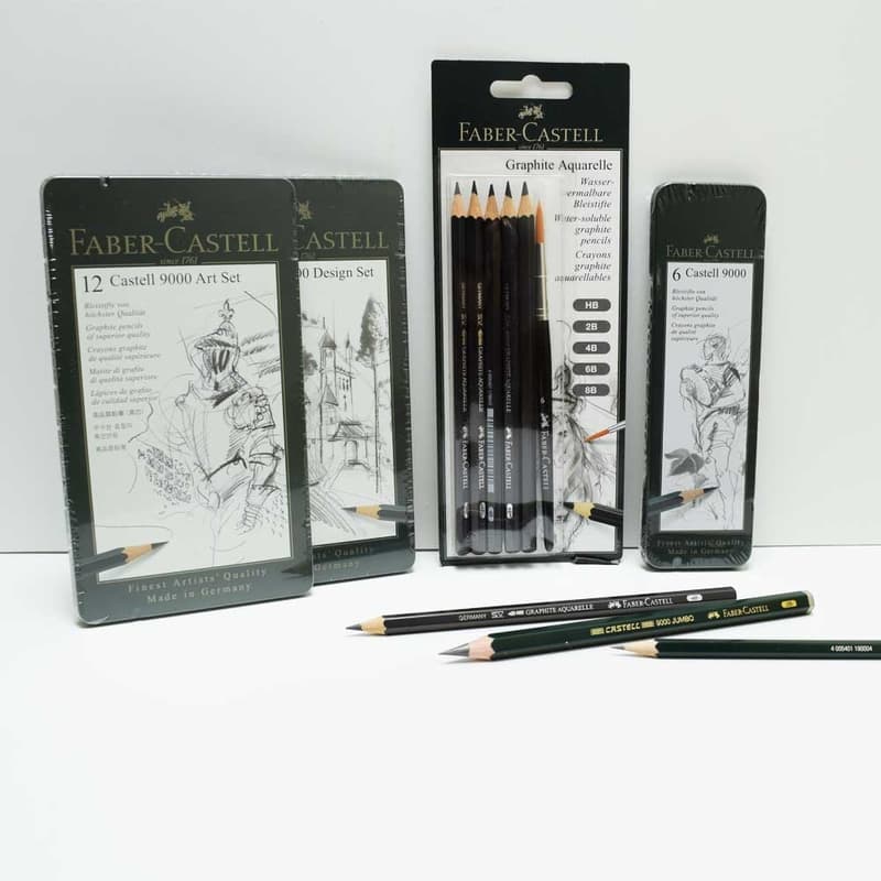 Graphite Pencil Set: Castell 9000 Artist Graphite Drawing Set of 12 – Faber- Castell USA